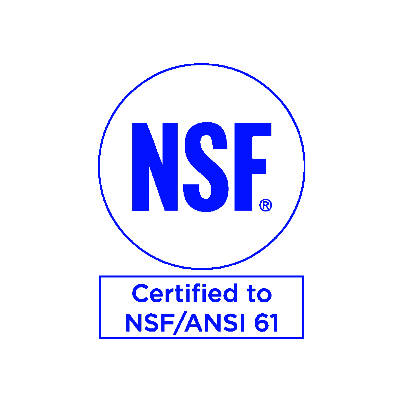 NSF/ANSI 61 certification mark